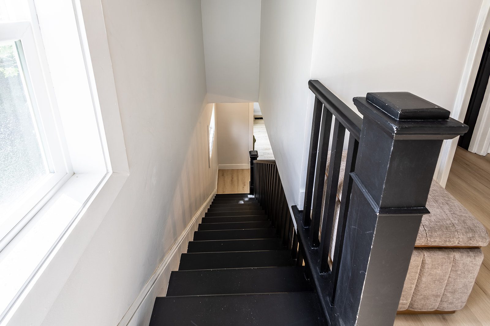 Staircase from the top looking down